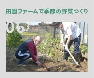 田園ファームで季節の野菜つくり